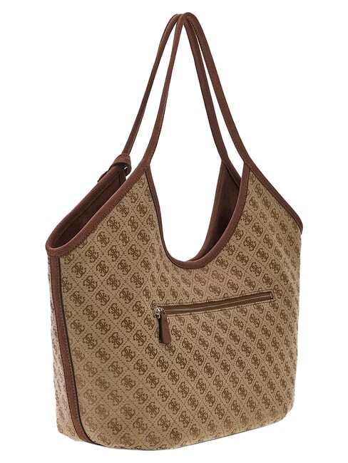 SAMANTHA Bolso de hombro logotipo de caf&eacute; con leche / marr&oacute;n - Bolsos Mujer