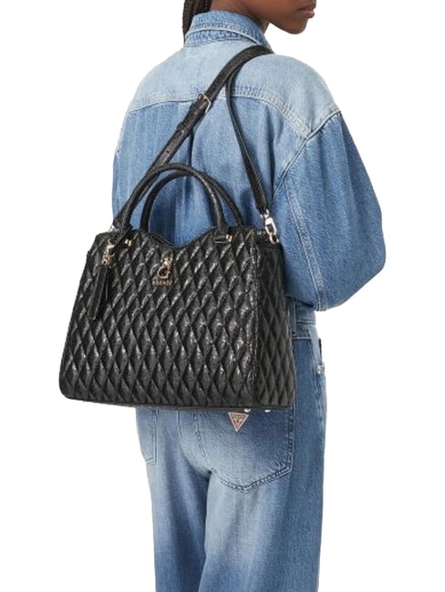 TAMARA Bolso de mano con correa para el hombro. NEGRO - Bolsos Mujer