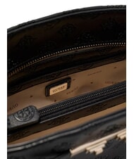 GUESS CARMELLA Bolso de mano con doble asa logotipo negro - Bolsos Mujer - 3