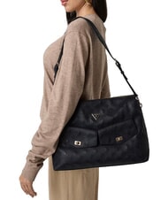 GUESS BLAKE Bolso de hombro ajustable logotipo negro - Bolsos Mujer - 2
