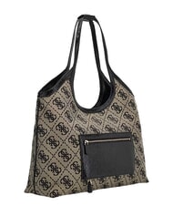 GUESS SAMANTHA Bolso de hombro logotipo negro - Bolsos Mujer - 2