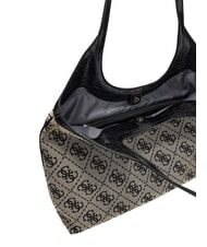 GUESS SAMANTHA Bolso de hombro logotipo negro - Bolsos Mujer - 5