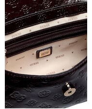 GUESS CARMELLA Bolso de hombro logotipo burdeos - Bolsos Mujer - 3