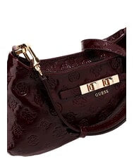 GUESS CARMELLA Bolso de hombro logotipo burdeos - Bolsos Mujer - 4