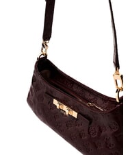 GUESS CARMELLA Bolso de hombro logotipo burdeos - Bolsos Mujer - 5
