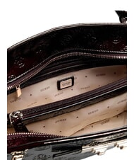 GUESS CARMELLA Bolso de mano con correa para el hombro. logotipo burdeos - Bolsos Mujer - 3