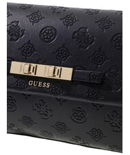 GUESS CARMELLA Bolso de hombro logotipo negro - Bolsos Mujer - 4