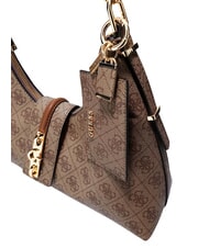 GUESS YVONNE LOGO Bolso de hombro LOGOTIPO DE LECHE - Bolsos Mujer - 4