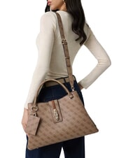 GUESS YVONNE LOGO Bolso de mano con correa para el hombro. LOGOTIPO DE LECHE - Bolsos Mujer - 2