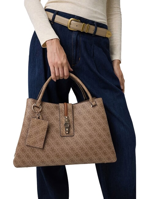 YVONNE LOGO Bolso de mano con correa para el hombro. LOGOTIPO DE LECHE - Bolsos Mujer