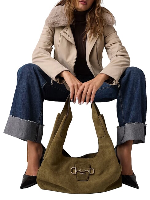 SUNSET Bolso de hombro aceitunas - Bolsos Mujer