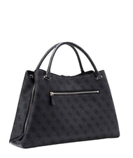 GUESS YVONNE LOGO Bolso de mano con correa para el hombro. bolsa de asas Vikky Large Roo Coalog - Bolsos Mujer - 3