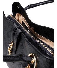 GUESS YVONNE LOGO Bolso de mano con correa para el hombro. bolsa de asas Vikky Large Roo Coalog - Bolsos Mujer - 7