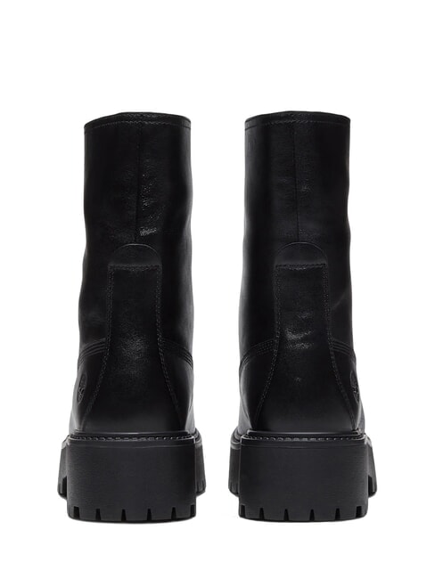 STONE STREET Botines de piel negro de grano completo - Zapatos Mujer