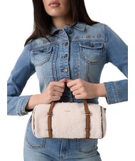 GUESS TAYLOR Bolso de mano con correa para el hombro blanco roto/co&ntilde;ac - Bolsos Mujer - 2