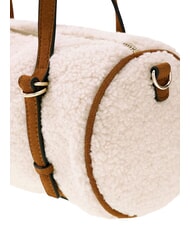 GUESS TAYLOR Bolso de mano con correa para el hombro blanco roto/co&ntilde;ac - Bolsos Mujer - 5