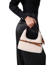 GUESS TAYLOR Bolso blanco roto/co&ntilde;ac - Bolsos Mujer - 2