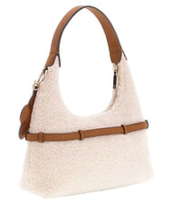 GUESS TAYLOR Bolso blanco roto/co&ntilde;ac - Bolsos Mujer - 3