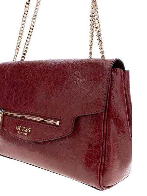 ANTONIA Bolso de hombro con doble asa. ROJO - Bolsos Mujer