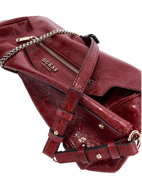 ANTONIA Bolso de hombro con doble asa. ROJO - Bolsos Mujer