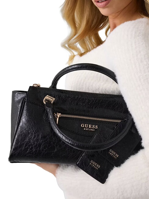 ANTONIA Bolso de mano con correa para el hombro. NEGRO - Bolsos Mujer