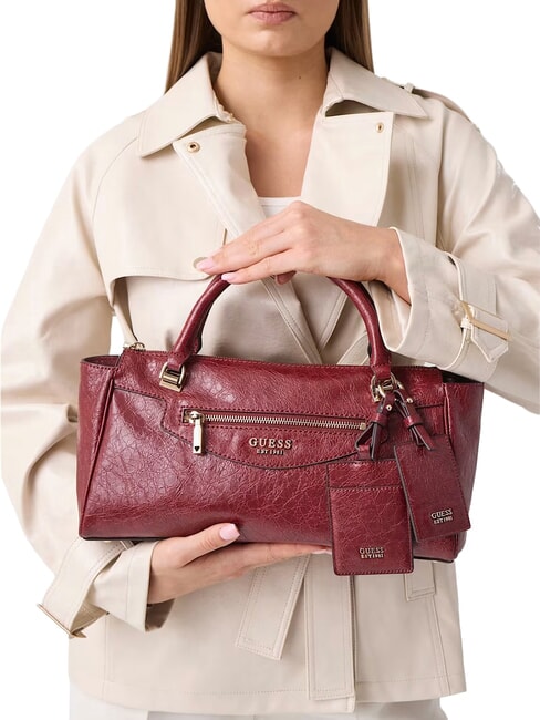 ANTONIA Bolso de mano con correa para el hombro. ROJO - Bolsos Mujer