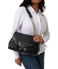 GUESS ANTONIA Bolso de hombro con doble asa. NEGRO - Bolsos Mujer - 5