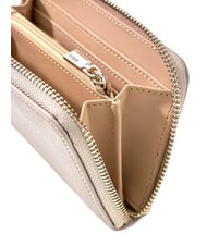 GUESS MELODY Cartera mediana con cremallera gris topo claro - Carteras Mujer - 4
