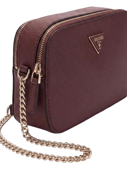 NOELLE 2  Mini bolso de hombro para c&aacute;mara Burdeos - Bolsos Mujer