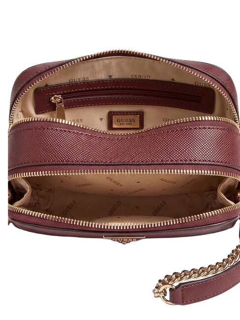 NOELLE 2  Mini bolso de hombro para c&aacute;mara Burdeos - Bolsos Mujer