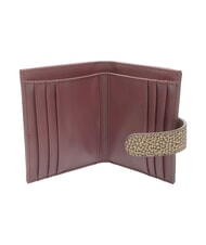 BORBONESE BRUNCH Cartera compacta op/merlot natural - Carteras Mujer - 2