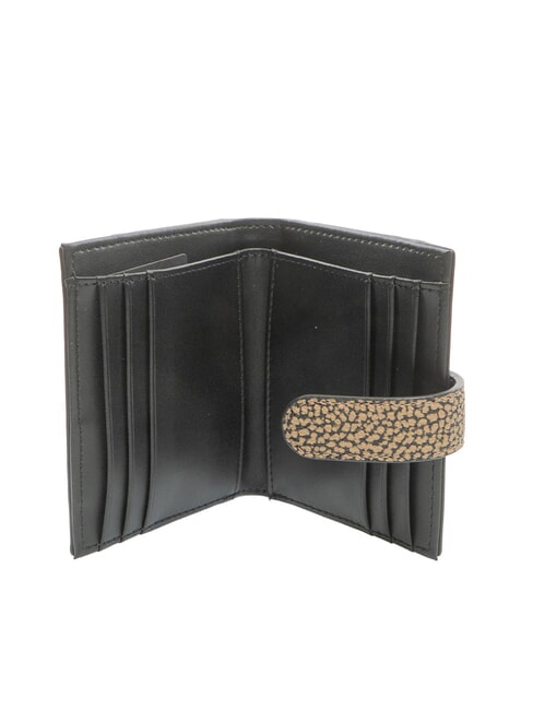 BRUNCH Cartera compacta op natural / negro - Carteras Mujer