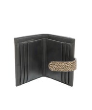 BORBONESE BRUNCH Cartera compacta op natural / negro - Carteras Mujer - 2