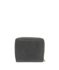 BORBONESE BIRDIE Cartera mediana de cuero op negro / natural - Carteras Mujer - 3