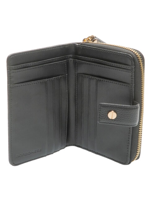 BIRDIE Cartera mediana de cuero op negro / natural - Carteras Mujer