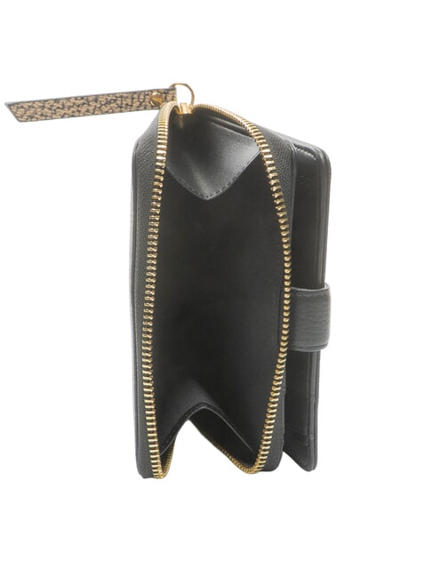 BIRDIE Cartera mediana de cuero op negro / natural - Carteras Mujer