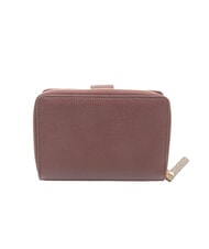 BORBONESE BIRDIE Cartera mediana de cuero merlot/natural op - Carteras Mujer - 3