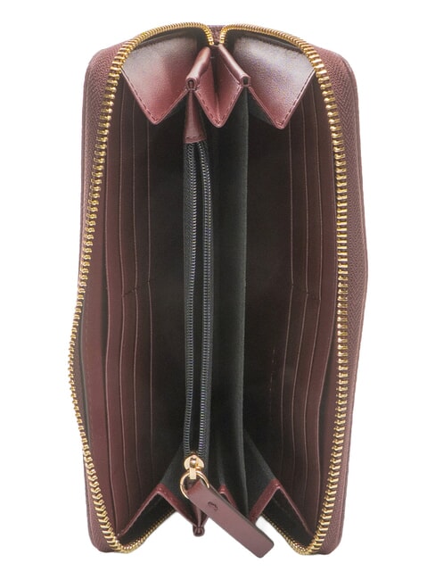 BIRDIE Cartera grande de cuero merlot/natural op - Carteras Mujer