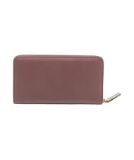BORBONESE BIRDIE Cartera grande de cuero merlot/natural op - Carteras Mujer - 3