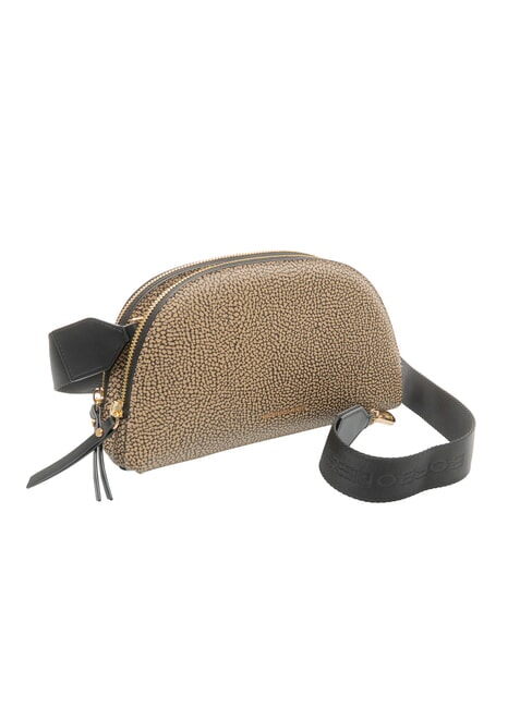 OUTLINE Bolso de hombro ajustable op natural / negro - Bolsos Mujer