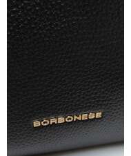 BORBONESE TRUNK BAGS Bolso de mano con correa para el hombro op negro / natural - Bolsos Mujer - 4