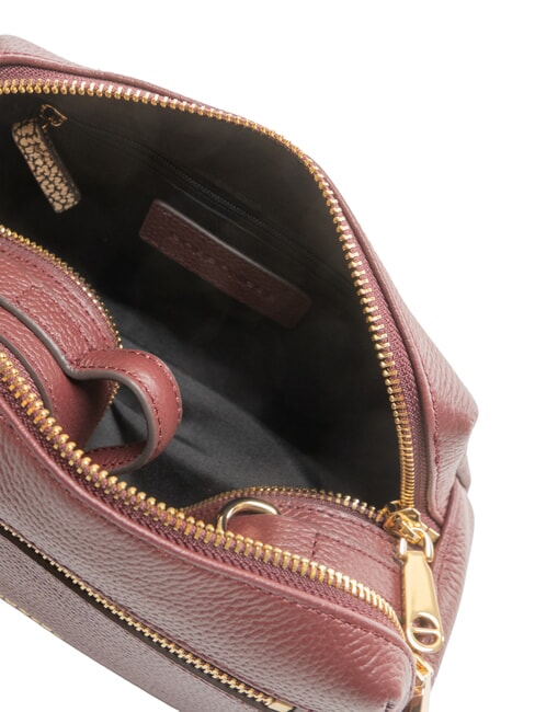 TRUNK BAGS Bolso de mano con correa para el hombro merlot/natural op - Bolsos Mujer