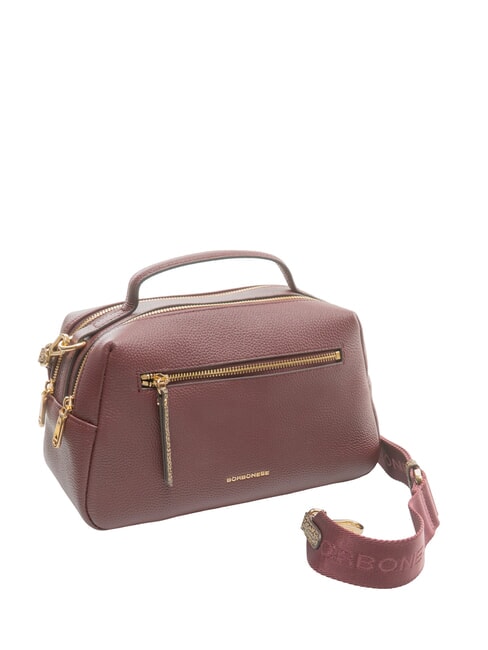 TRUNK BAGS Bolso de mano con correa para el hombro merlot/natural op - Bolsos Mujer