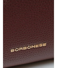 BORBONESE TRUNK BAGS Bolso de mano con correa para el hombro merlot/natural op - Bolsos Mujer - 3