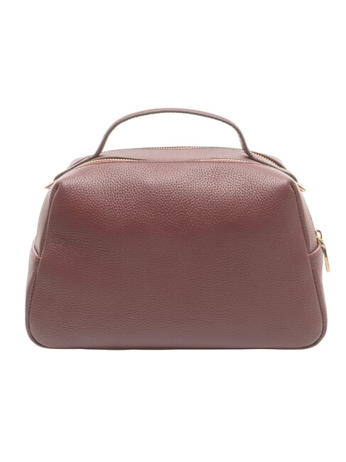 TRUNK BAGS Bolso de mano con correa para el hombro merlot/natural op - Bolsos Mujer