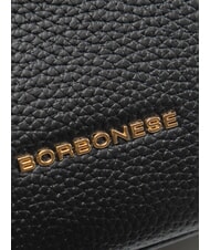 BORBONESE TRUNK BAGS Bolso de mano con correa para el hombro op negro / natural - Bolsos Mujer - 4