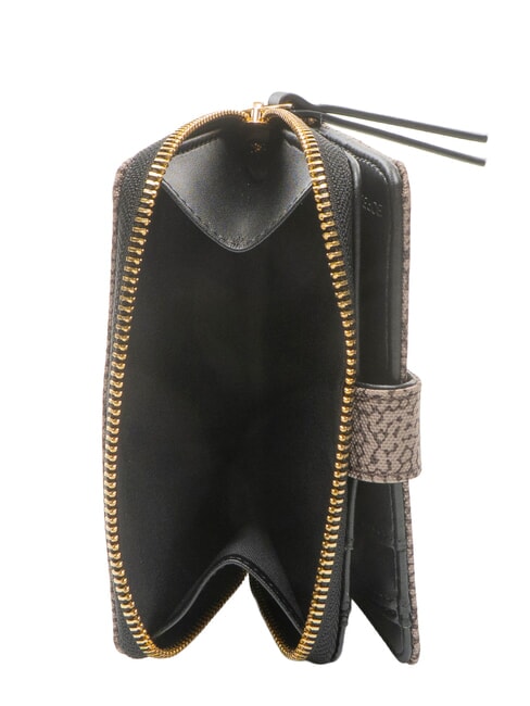 FLEXOS SOFT Cartera mediana op natural / negro - Carteras Mujer
