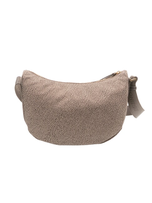 LUNA FLEXOS ZIP Bolso de hombro marr&oacute;n oscuro/natural - Bolsos Mujer