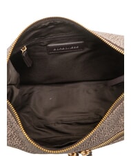BORBONESE LUNA FLEXOS ZIP Bolso de hombro marr&oacute;n oscuro/natural - Bolsos Mujer - 5
