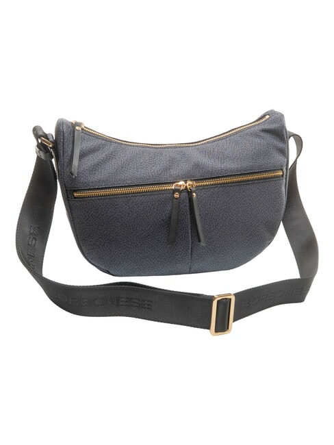 LUNA FLEXOS ZIP Bolso de hombro negro - Bolsos Mujer